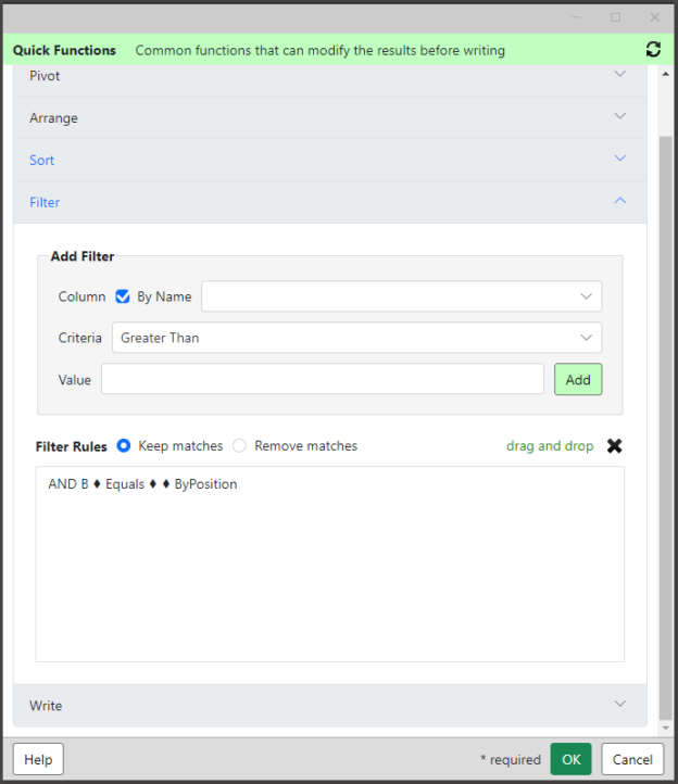 Quick Functions | Analytics Edge Help