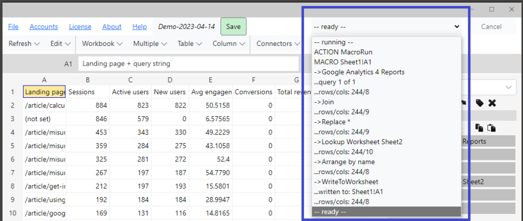 * Add-in Orientation | Analytics Edge Help