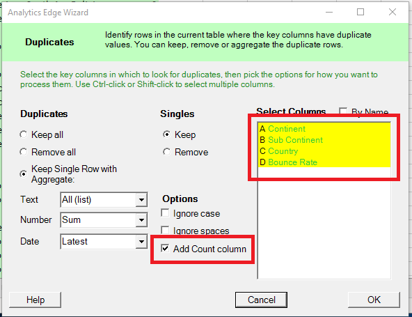 How To Add Row Numbers Analytics Edge Help