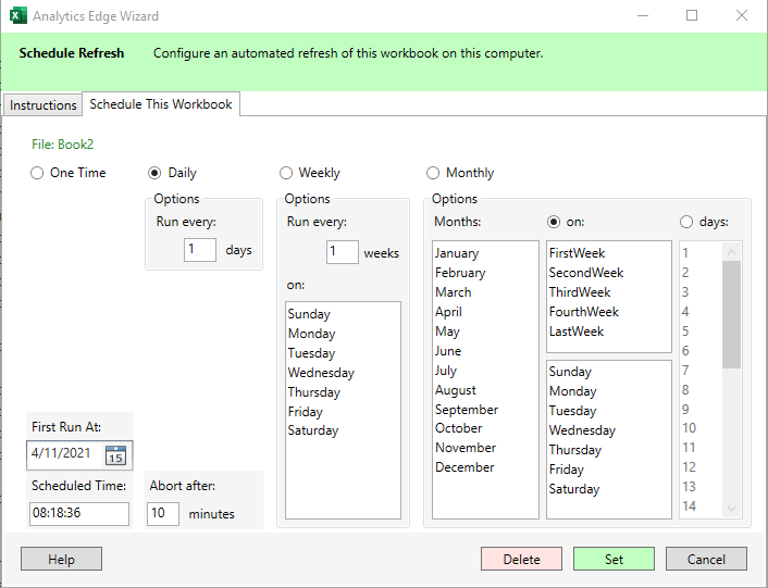 schedule-refresh-analytics-edge-help