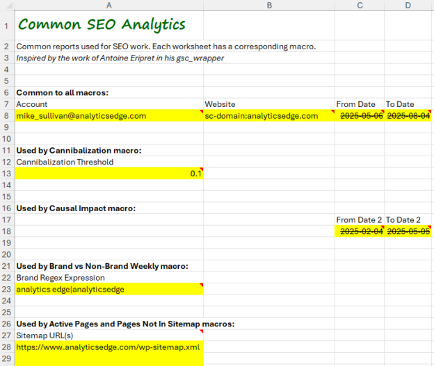 Google Search: 15 SEO Analysis Reports | Analytics Edge Help