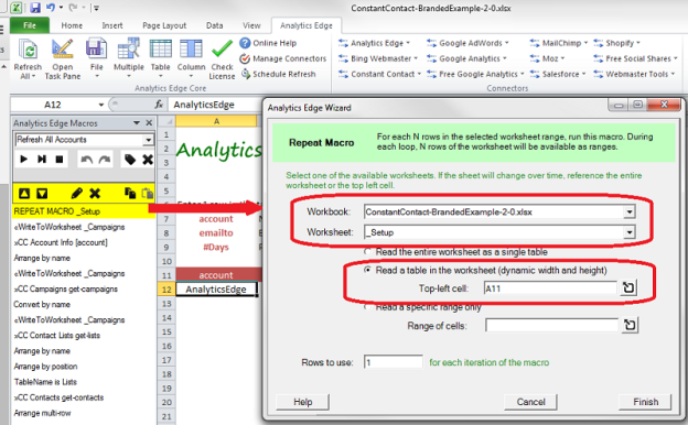 Constant Contact: Automated Email Campaign Reporting | Analytics Edge Help